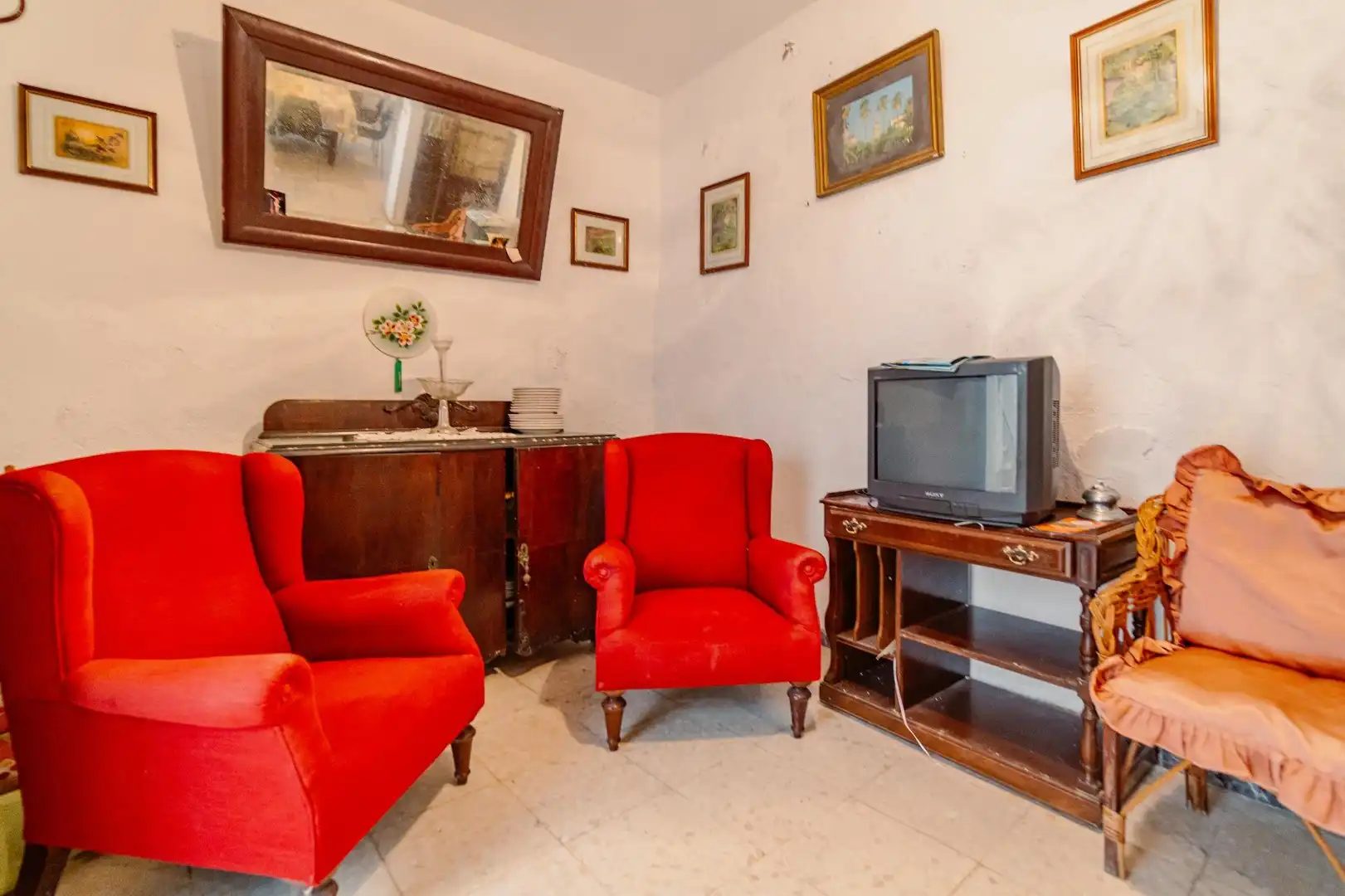 Sala d'estar de Casa o xalet en venda en Vejer de la Frontera amb Traster i Balcó