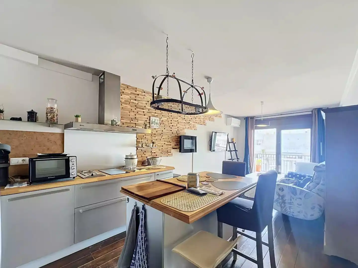Cocina de Apartamento en venta en Empuriabrava con Aire acondicionado, Trastero y Amueblado
