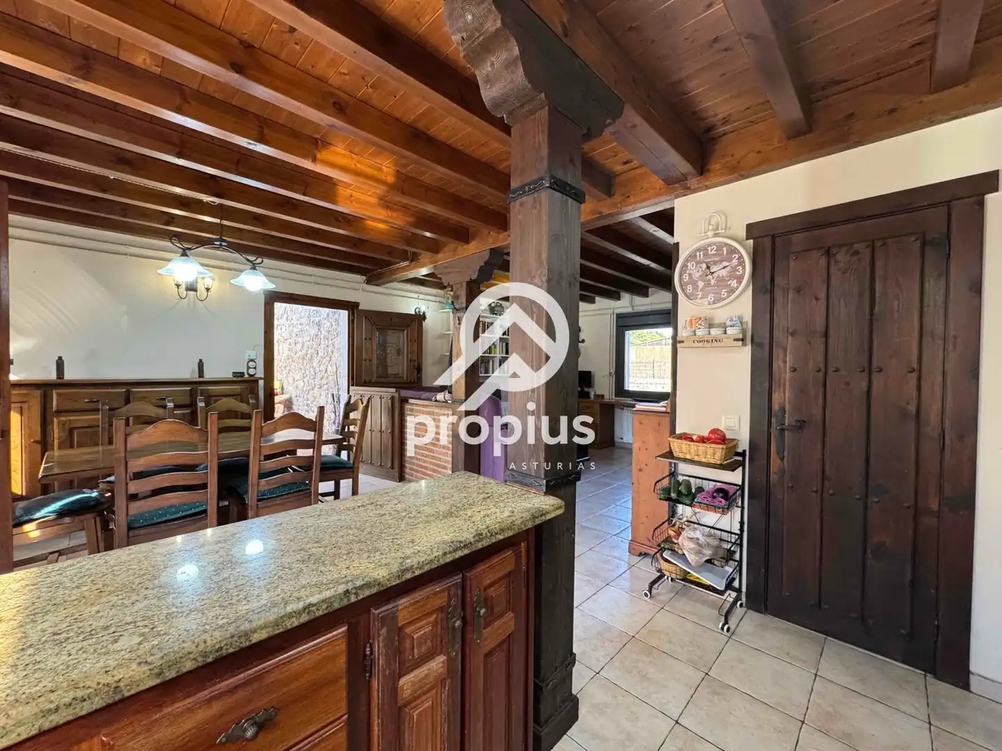 Kitchen of Houses for sale in Llanes  with Heating, Private garden and Parquet flooring