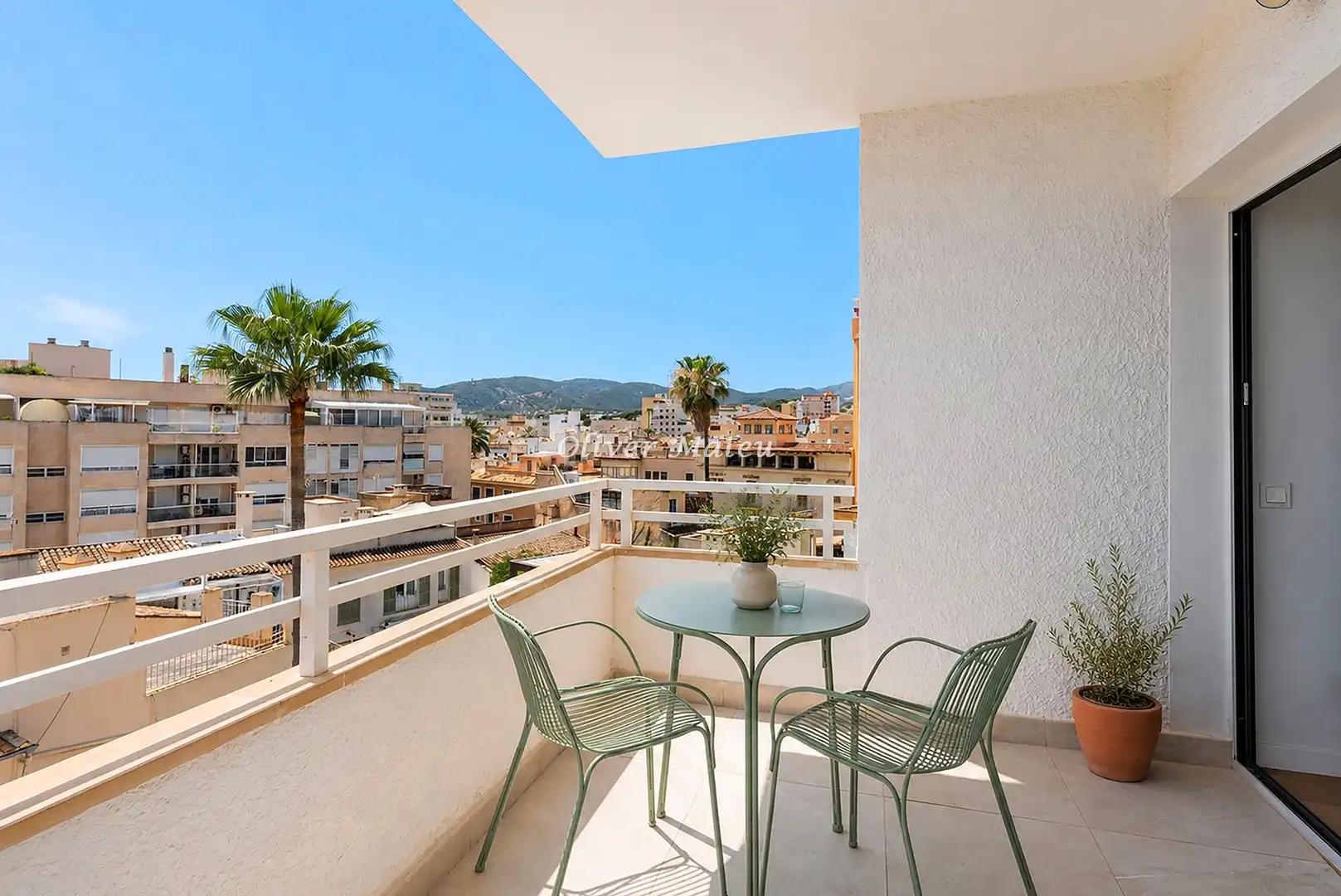 Terrace of Flat for sale in  Palma de Mallorca  with Air Conditioner, Heating and Parquet flooring