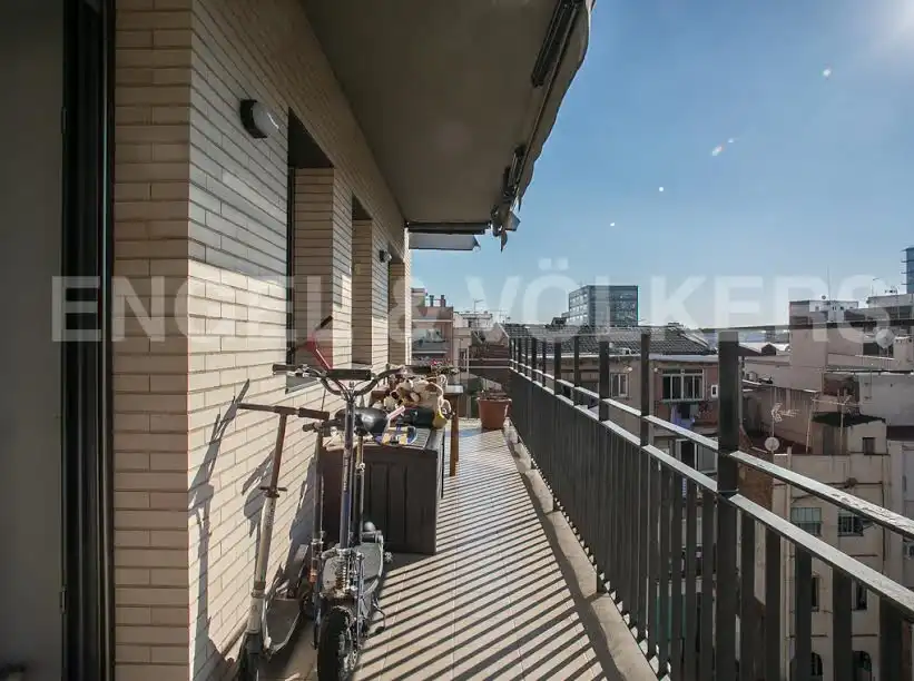 Balcony of Flat for rent in Sant Martí