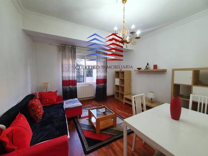 Living room of Flat to rent in Ourense Capital   with Heating, Parquet flooring and Terrace