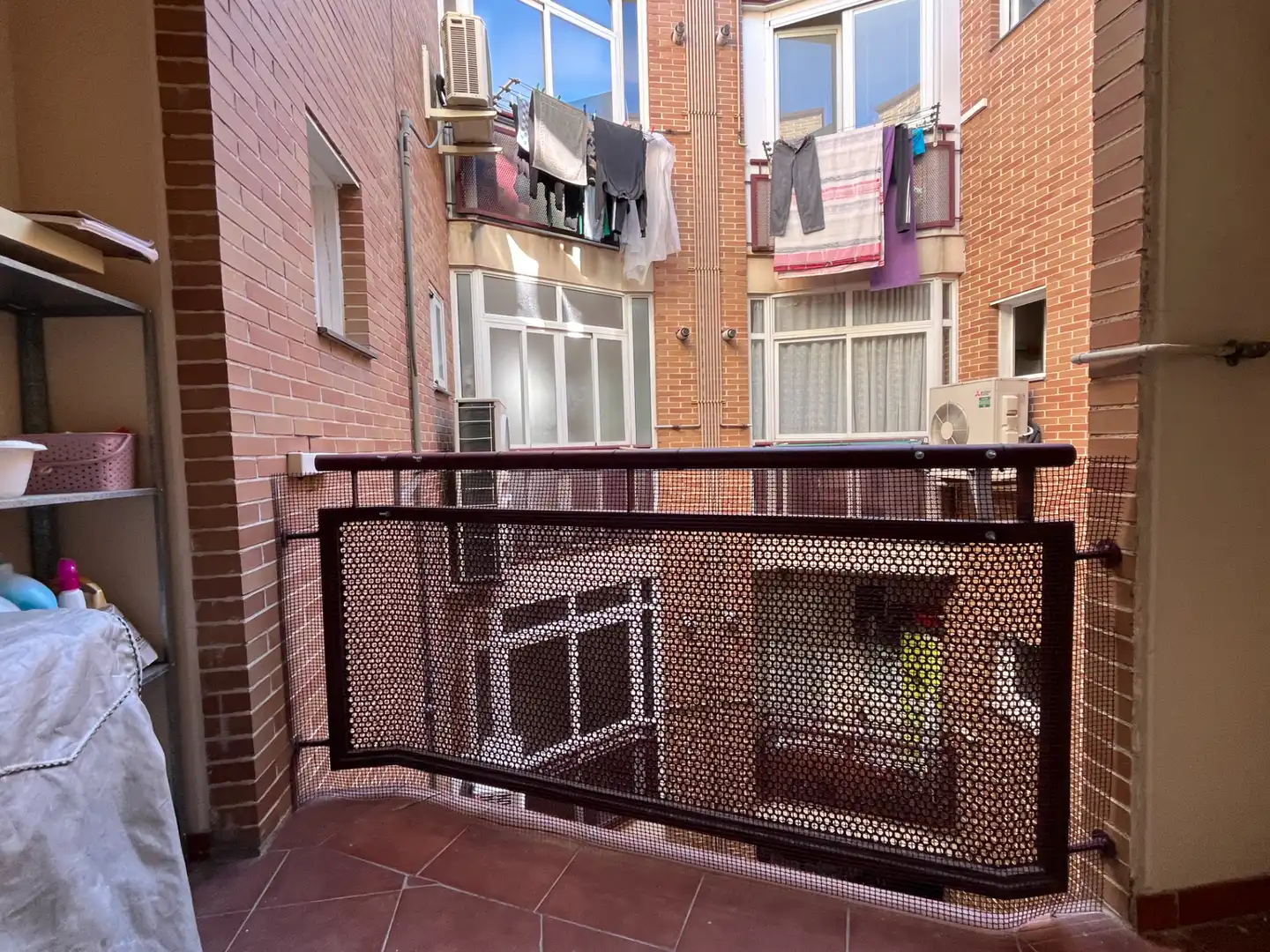 Balcony of Flat for sale in Torrejón de Ardoz  with Air Conditioner, Heating and Private garden