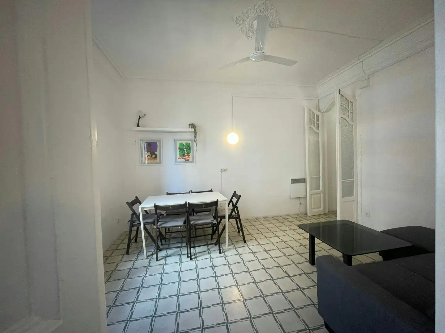 Esszimmer von Wohnung zur untervermieten in Barcelona mit Heizung, Möbliert und Waschmaschine