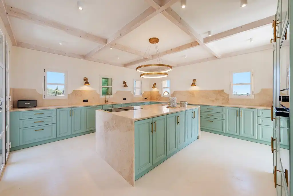 Cocina de Finca rústica en venta en Santanyí con Aire acondicionado, Calefacción y Jardín privado