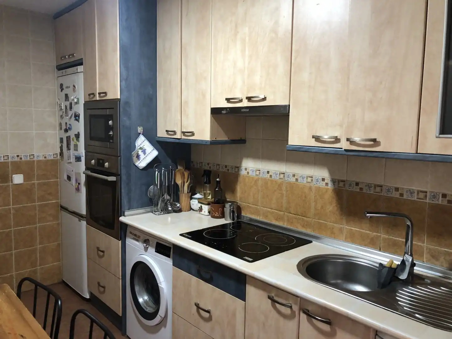 Kitchen of Detached homes for sale in Cabañas de Polendos  with Heating, Private garden and Balcony