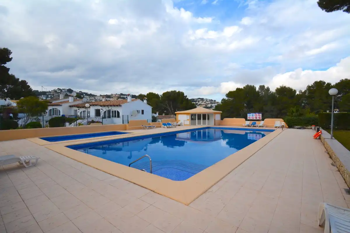 Swimming pool of Detached homes for sale in Moraira  with Air Conditioner and Community pool