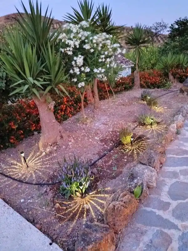 Garden of Country homes for rent in Valle de Abdalajís  with Air Conditioner, Heating and Private garden