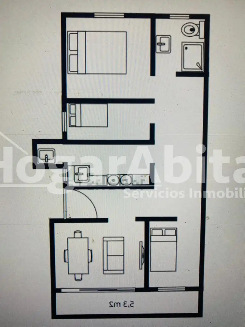 Piso en venta en Burriana / Borriana con Balcón y Alarma