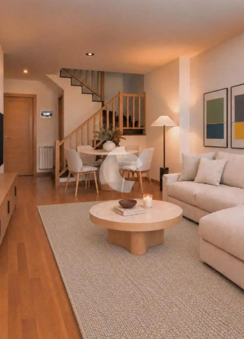 Sala de estar de Dúplex de alquiler en Ourense Capital  con Calefacción