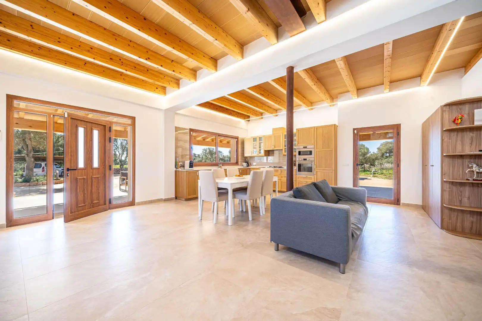 Sala de estar de Finca rústica de alquiler en Llucmajor