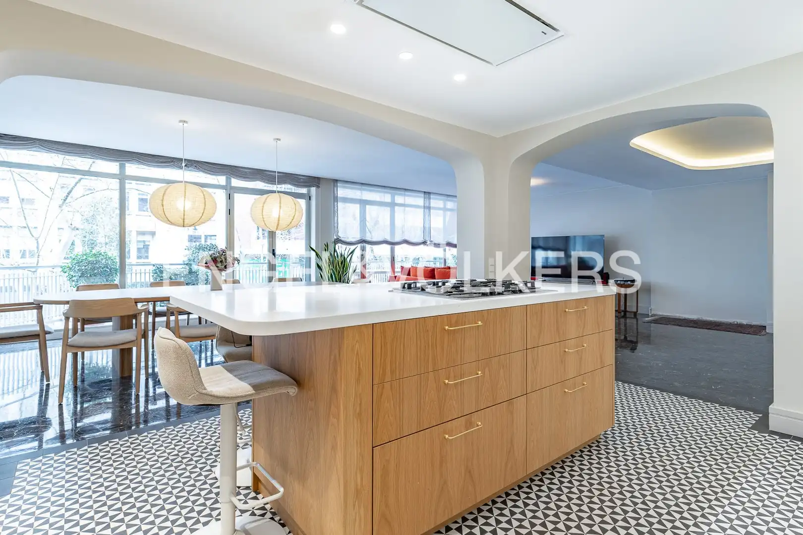 Kitchen of Flat for sale in Barcelona  with Air Conditioner, Heating and Parquet flooring