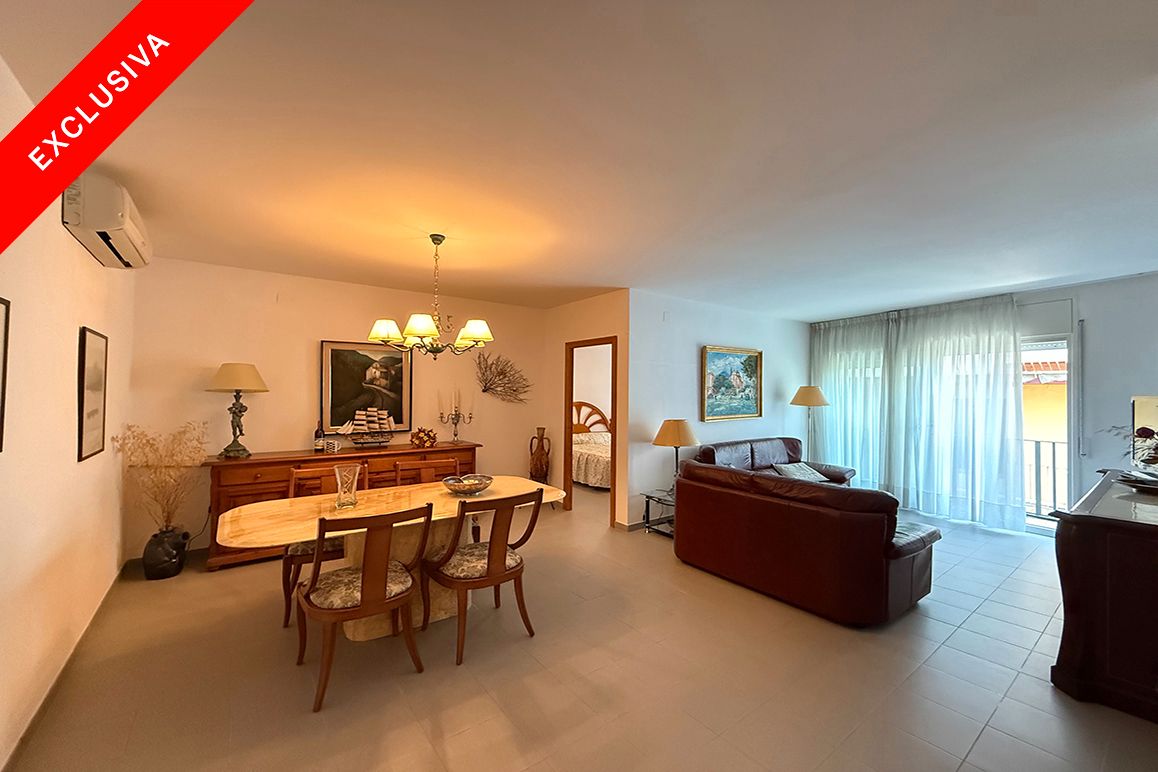 Living room of Flat for sale in Llançà  with Air Conditioner and Balcony