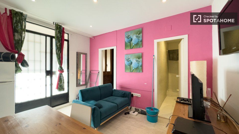 Bedroom of Flat to rent in  Barcelona Capital  with Air Conditioner, Heating and Furnished