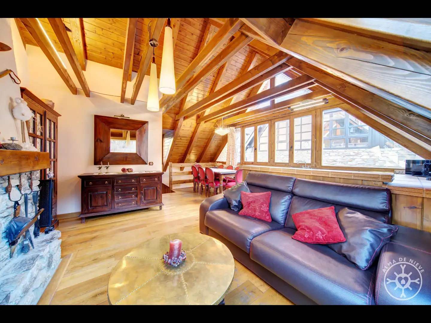 Sala de estar de Casa o chalet en venta en Naut Aran con Amueblado