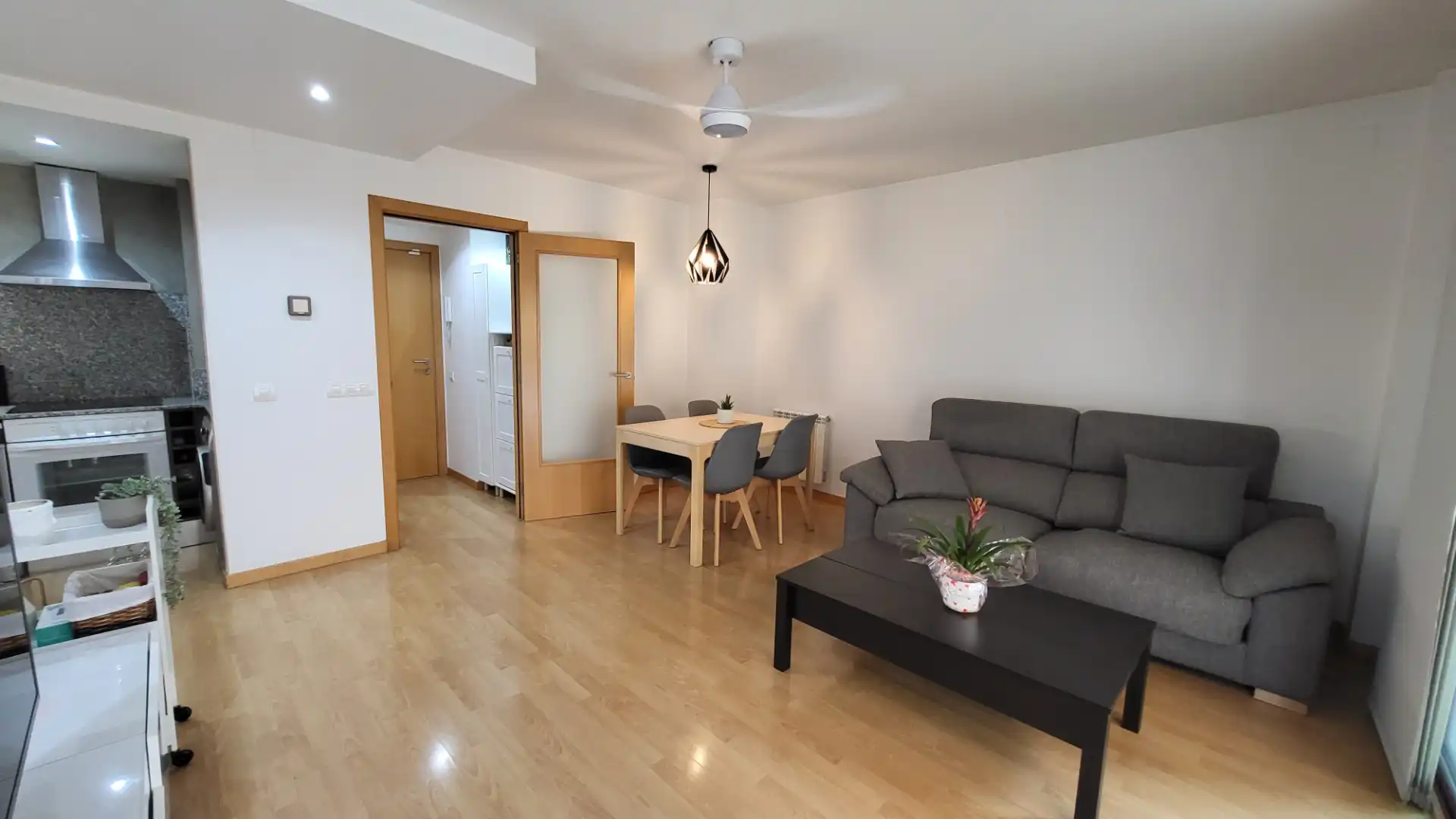 Sala de estar de Piso en venta en Cerdanyola del Vallès con Aire acondicionado, Calefacción y Parquet