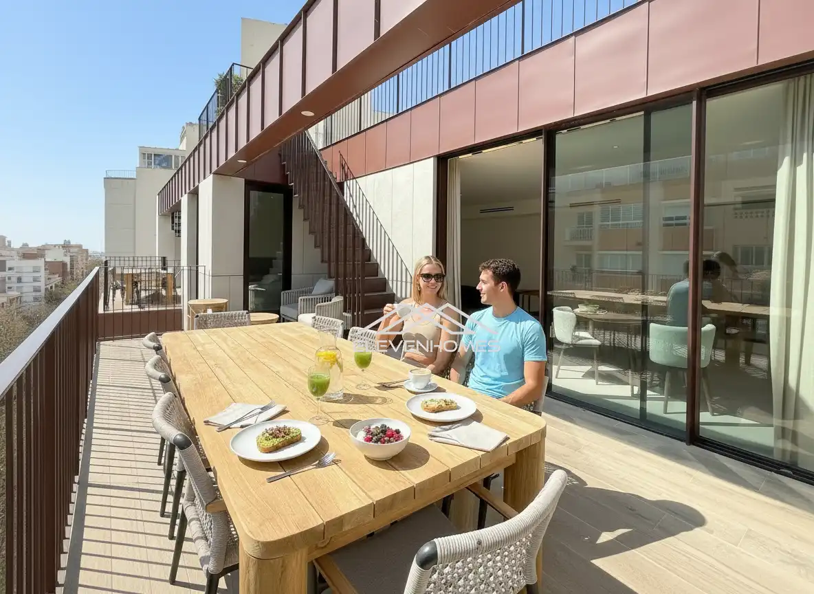 Penthouse with pool for sale in Ponent