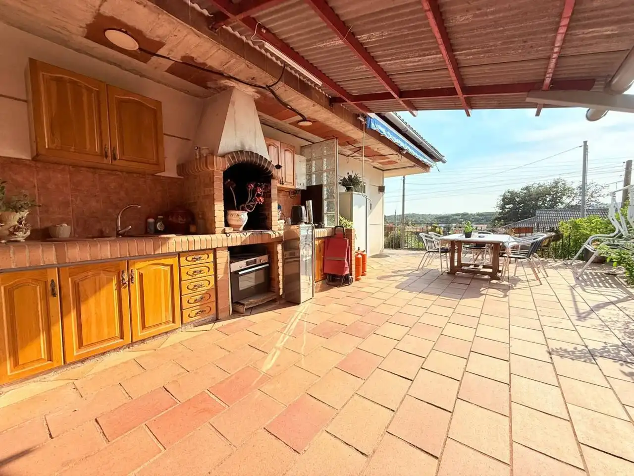 Terraza de Casa o chalet en venta en Riells i Viabrea con Aire acondicionado, Jardín privado y Terraza