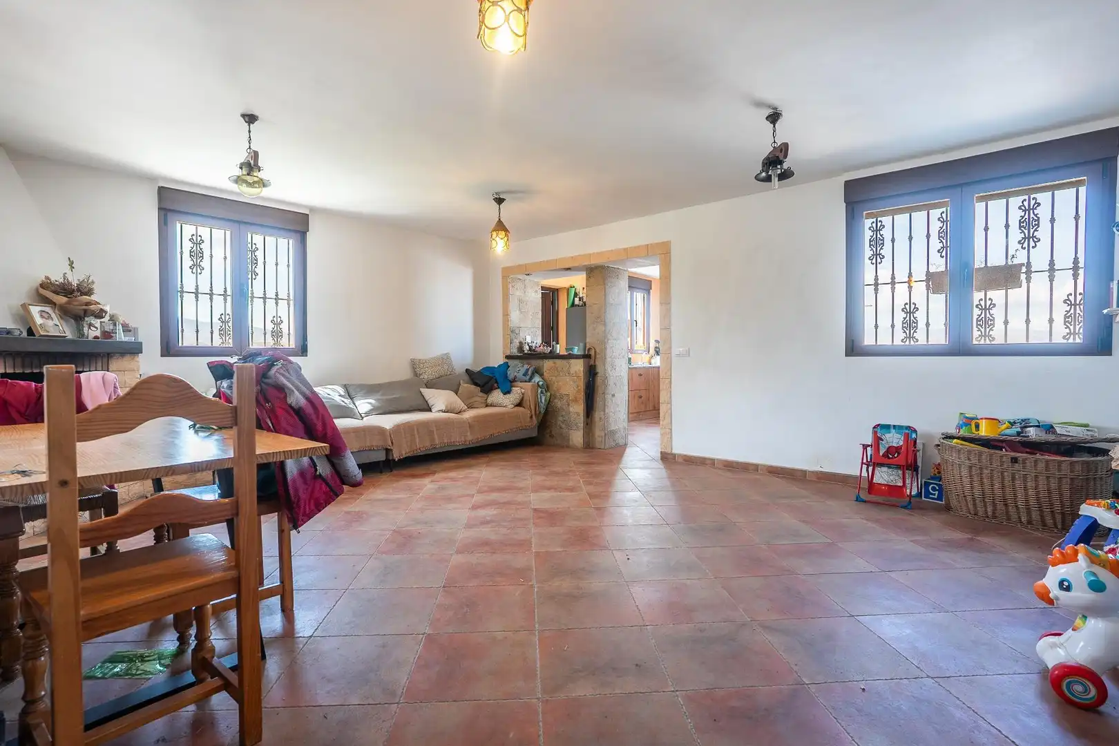 Sala de estar de Casa o chalet en venta en Alhama de Almería con Jardín privado y Terraza
