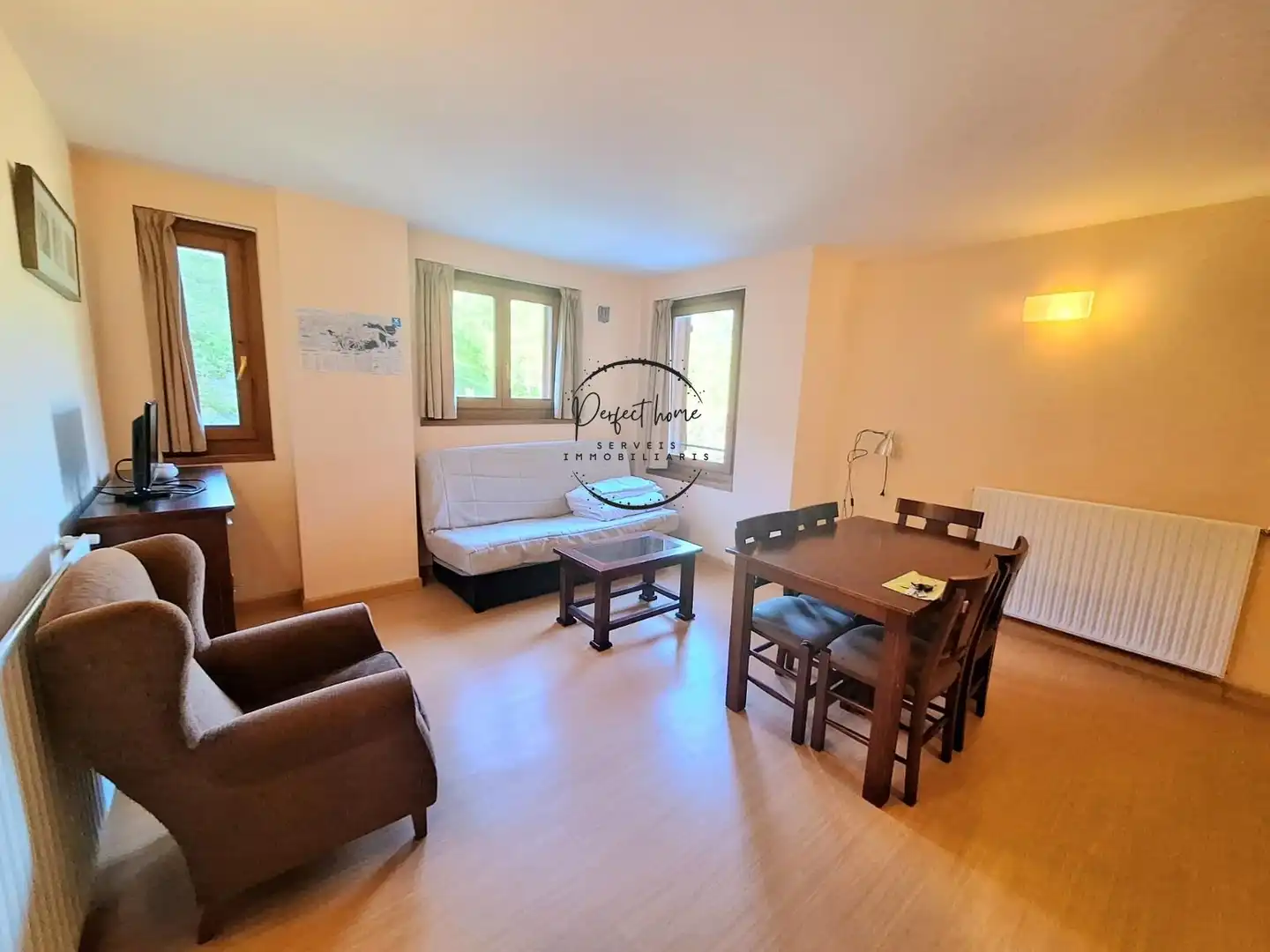 Sala de estar de Piso en venta en Canillo con Calefacción, Trastero y Amueblado