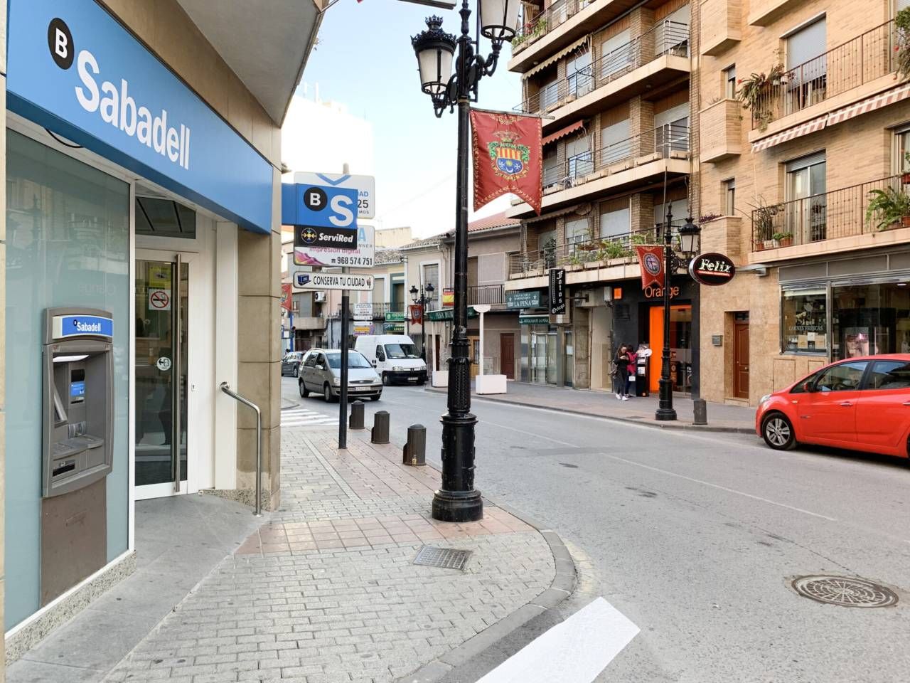 Vista exterior de Local en venda en Archena