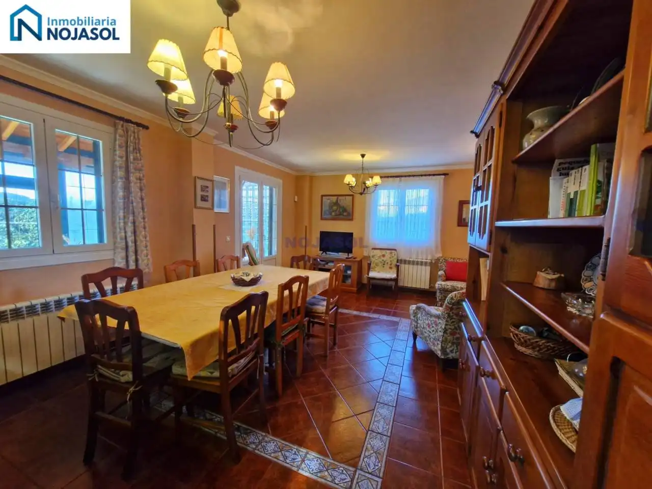 Dining room of Houses for sale in Argoños   with Heating, Private garden and Terrace