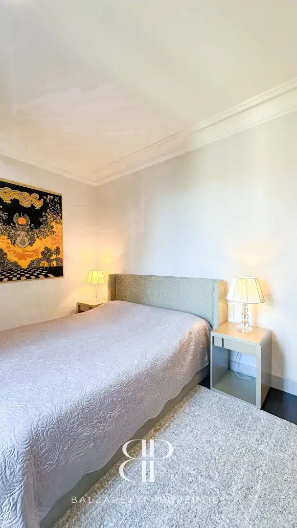 Schlafzimmer von Wohnung zur Miete in Barcelona mit Klimaanlage, Heizung und Parkett