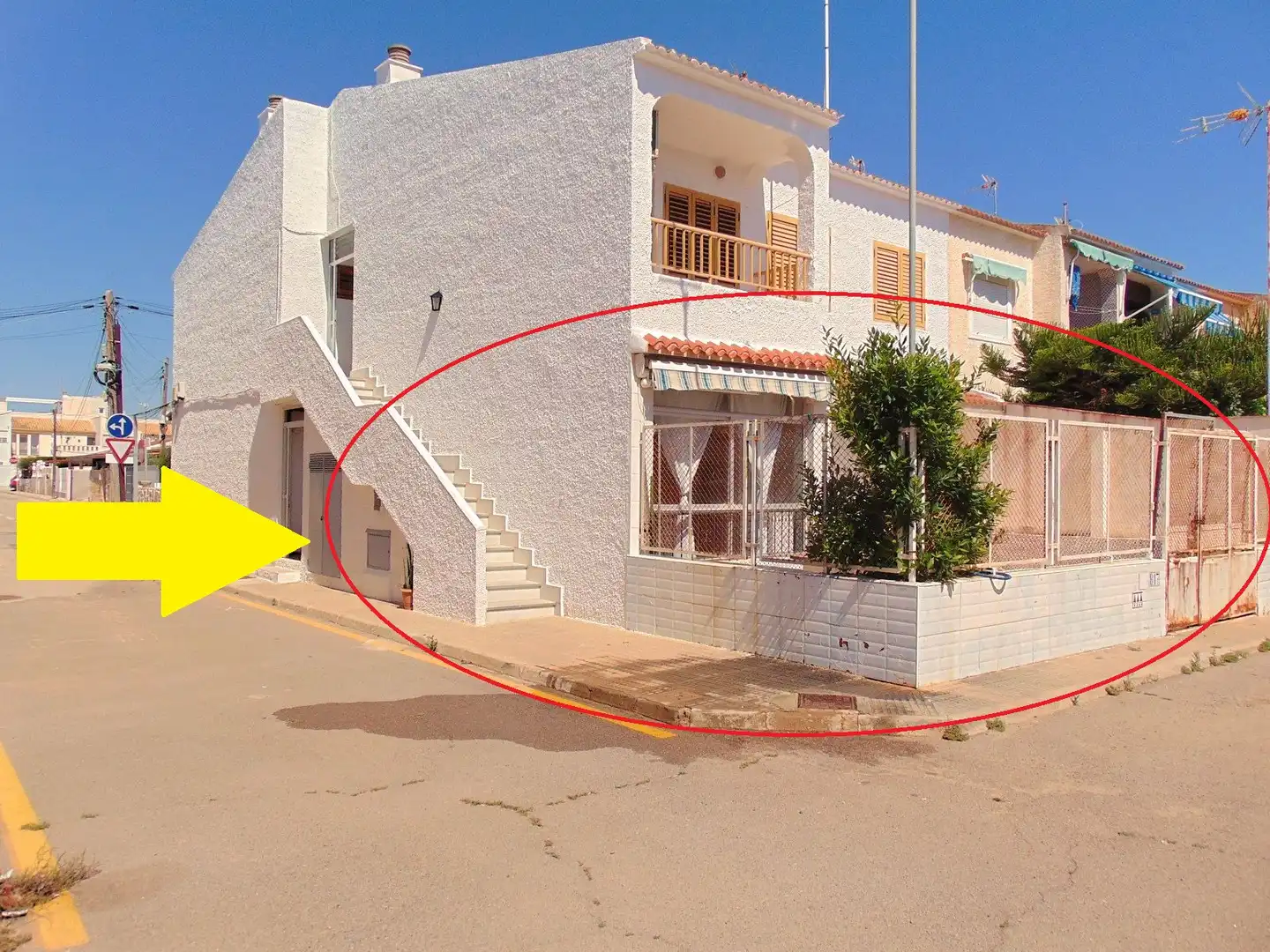 Vista exterior de Planta baja en venta en San Pedro del Pinatar con Jardín privado, Terraza y Trastero