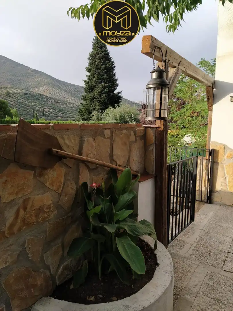Terrasse von Haus oder Chalet zur Miete in Los Villares mit Klimaanlage, Heizung und Abstellraum