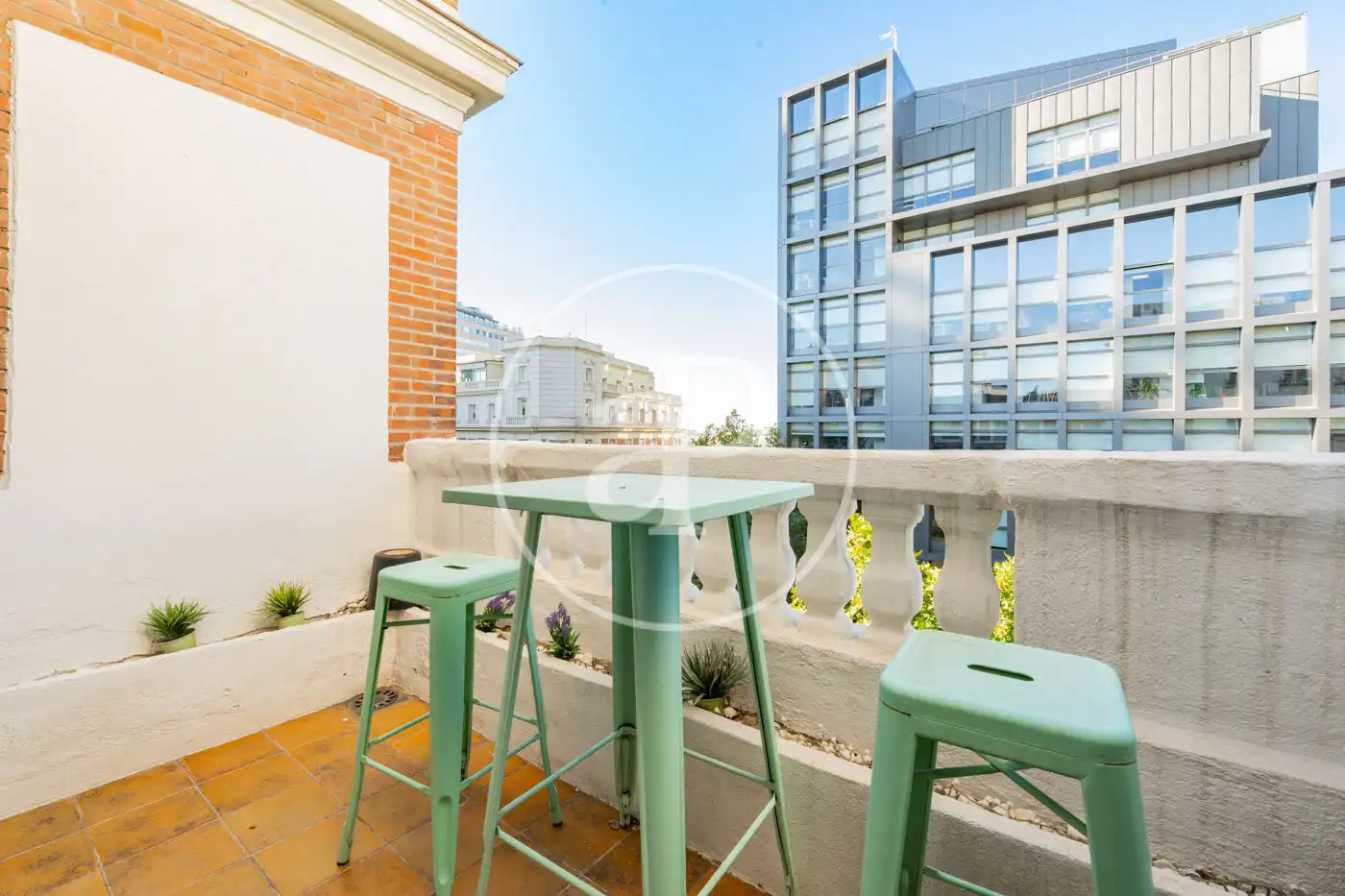 Terrasse von Wohnung zur Miete in Madrid mit Klimaanlage, Heizung und Terrasse