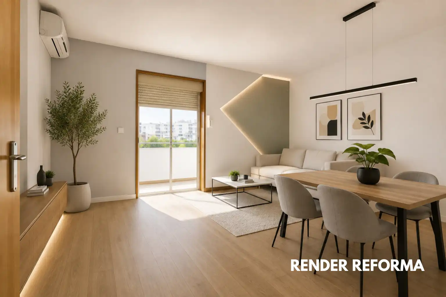 Sala de estar de Piso en venta en Constantí con Aire acondicionado y Balcón