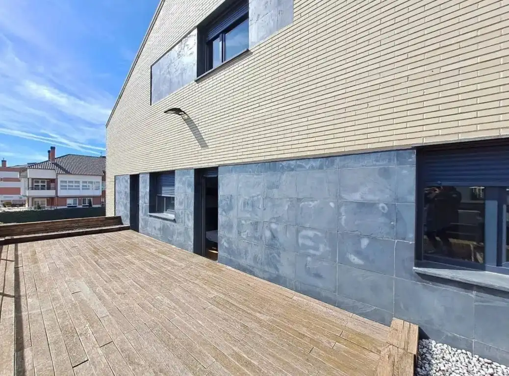 Exterior view of Detached homes for sale in Burgos  with Heating, Private garden and Storage room