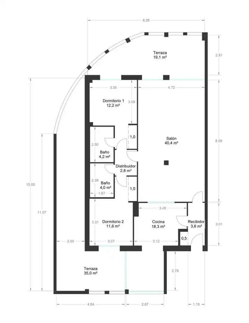 Piso en venta en Andratx con Calefacción, Jardín privado y Terraza
