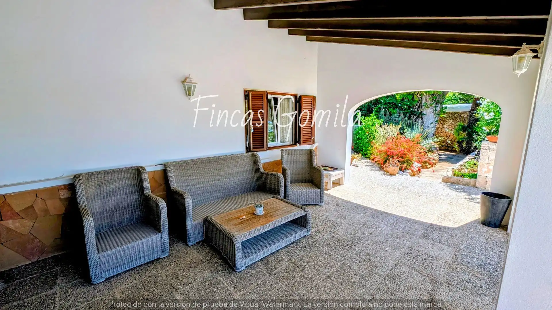 Terraza de Casa o chalet en venta en Sant Lluís con Aire acondicionado, Calefacción y Jardín privado
