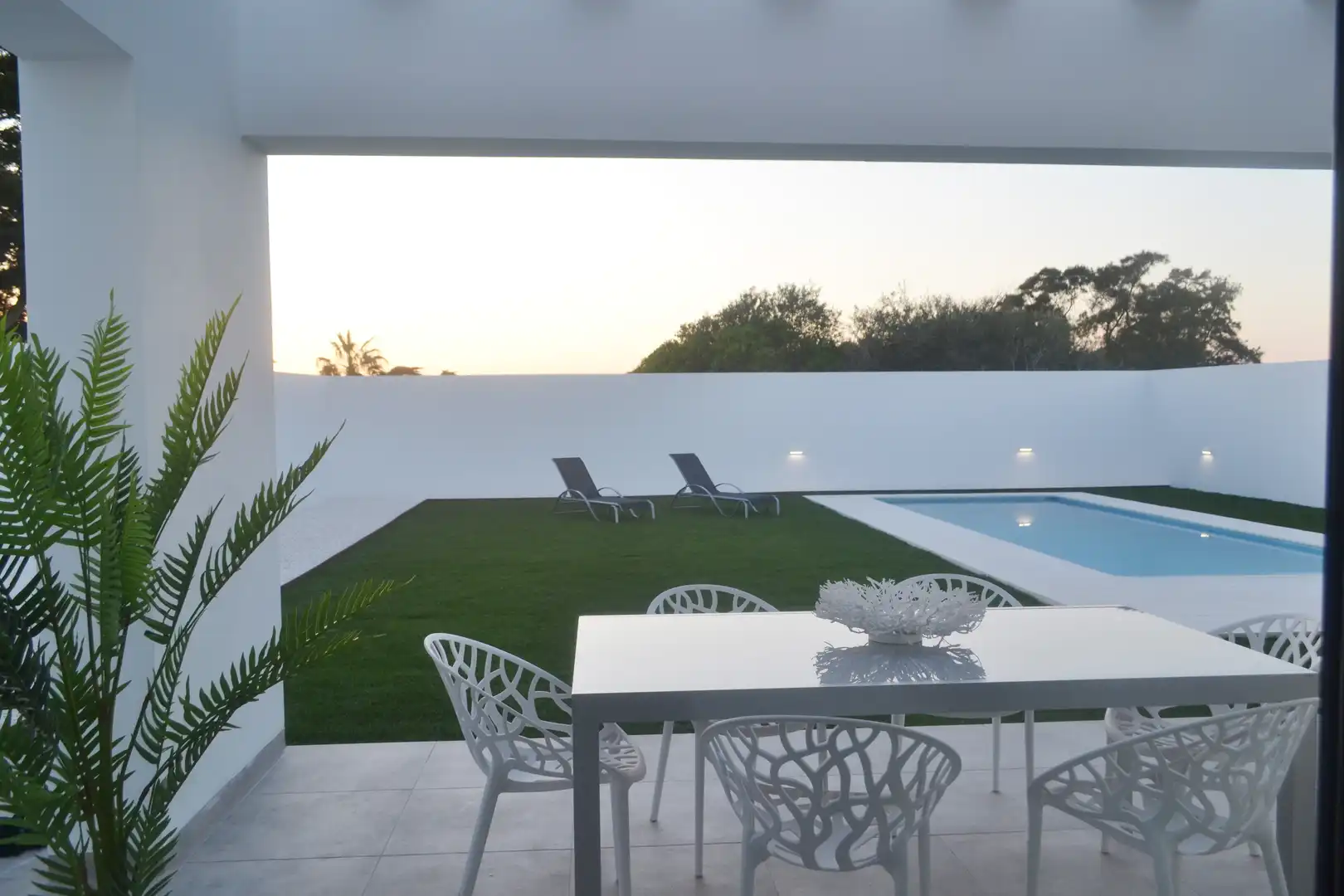 Terraza de Casa adosada en venta en Conil de la Frontera con Aire acondicionado, Terraza y Piscina
