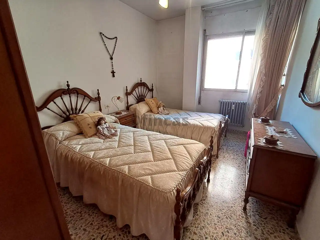 Bedroom of Flat for sale in Teruel  with Heating, Terrace and Storage room