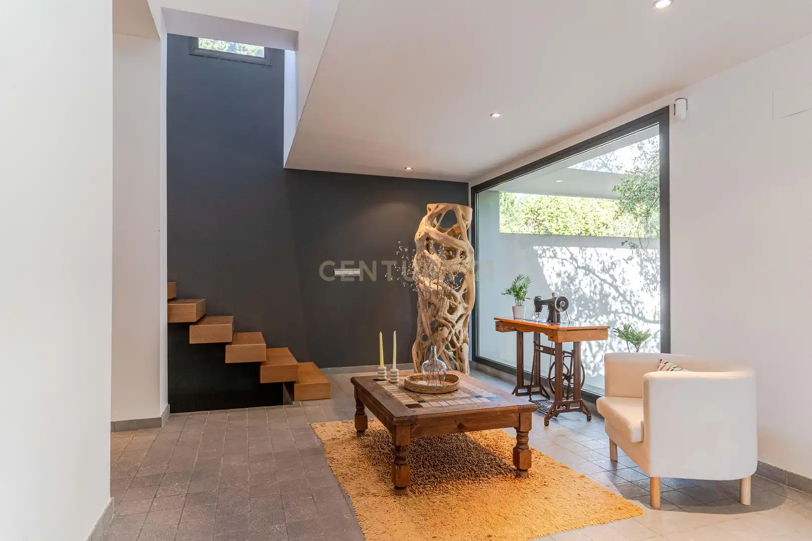 Sala d'estar de Casa o xalet en venda en Gójar amb Aire condicionat, Jardí privat i Traster