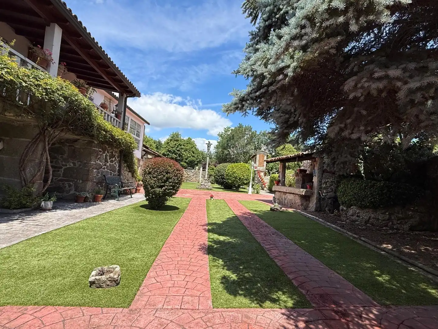 Jardín de Casa o chalet en venta en San Amaro con Calefacción, Jardín privado y Parquet