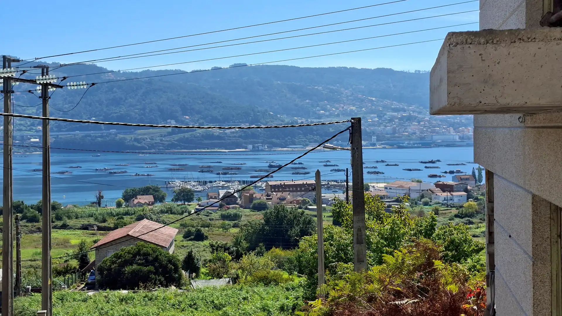 Vista exterior de Casa adosada en venta en Moaña, Pontevedra