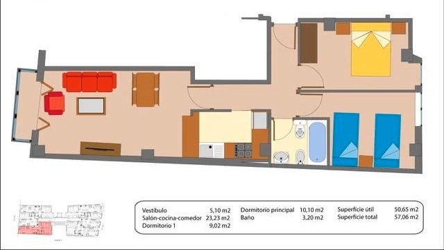 Apartament en venda en Cartagena amb Parquet i Balcó