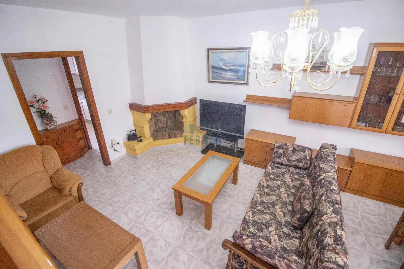 Sala d'estar de Casa adosada en venda en El Vendrell amb Terrassa, Traster i Piscina comunitària