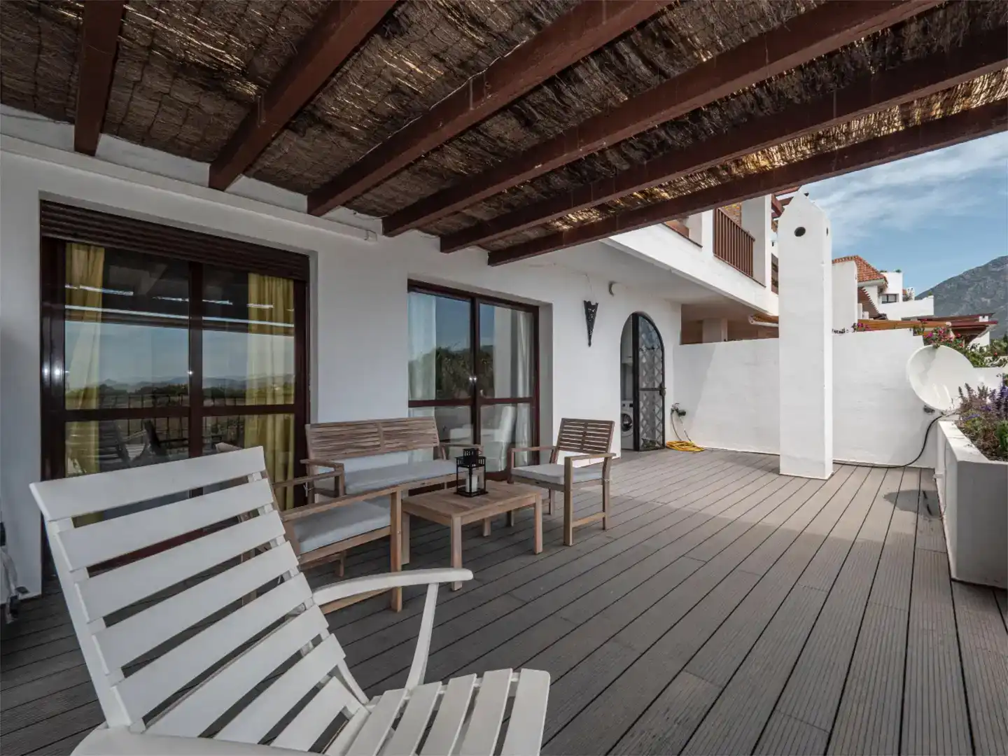 Terrassa de Apartament en venda en Marbella amb Aire condicionat i Piscina