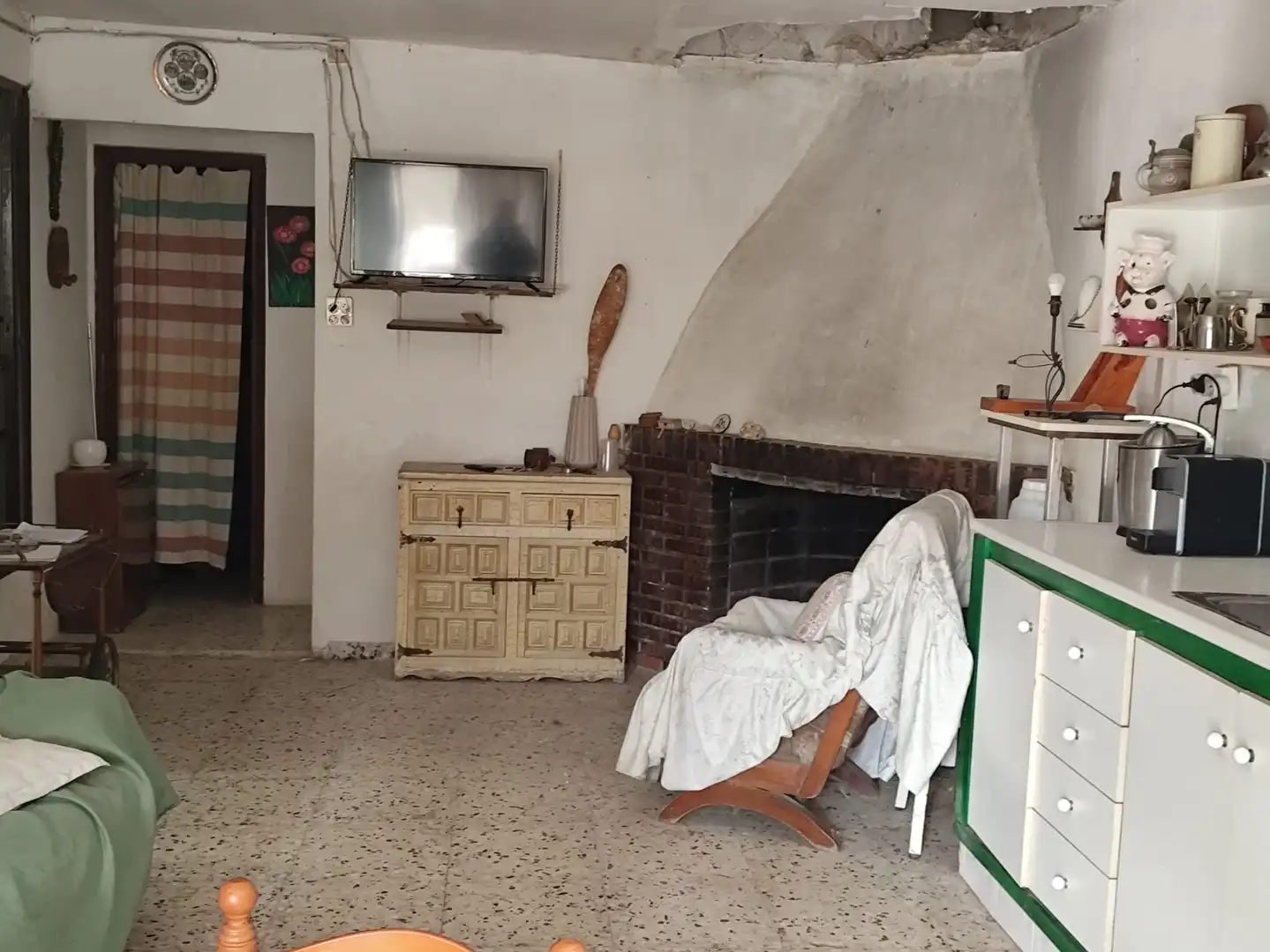 Sala d'estar de Casa o xalet en venda en Elche / Elx amb Jardí privat i Moblat