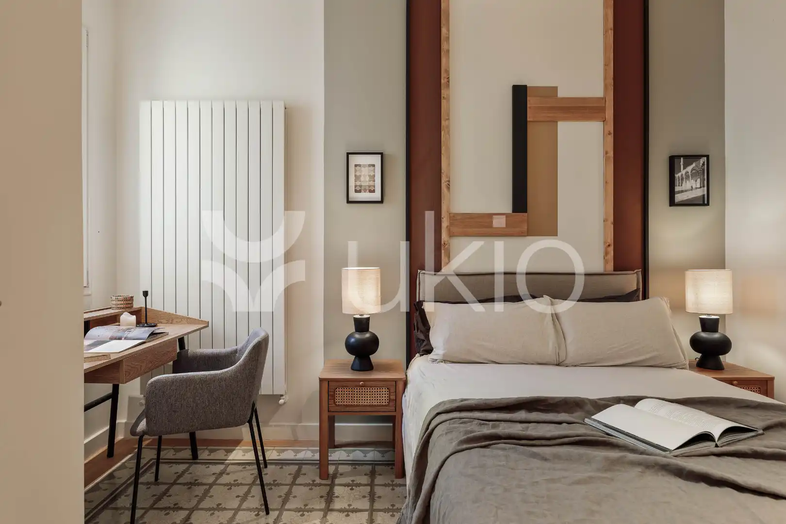 Habitación de Apartamento de alquiler en Barcelona con Aire acondicionado, Calefacción y Amueblado