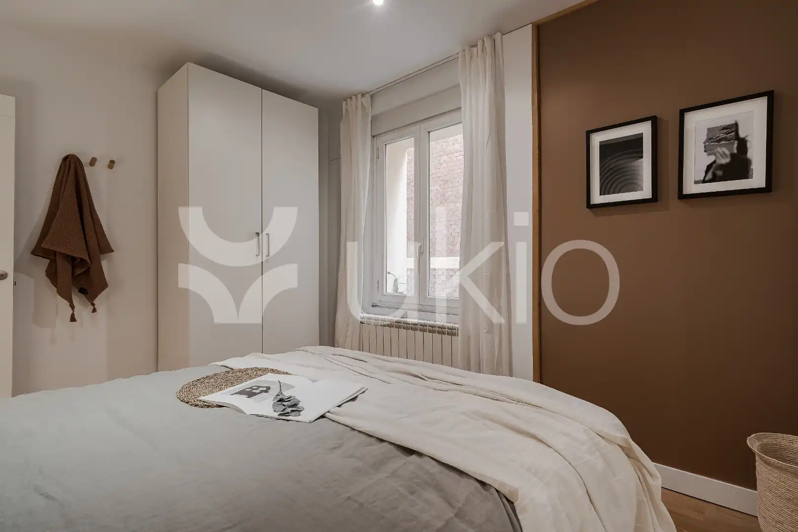 Habitación de Apartamento de alquiler en Madrid con Aire acondicionado, Calefacción y Amueblado