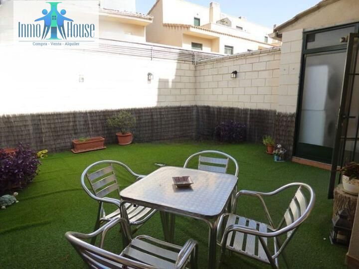 Terrace of Single-family semi-detached for sale in  Albacete Capital  with Air Conditioner, Heating and Private garden