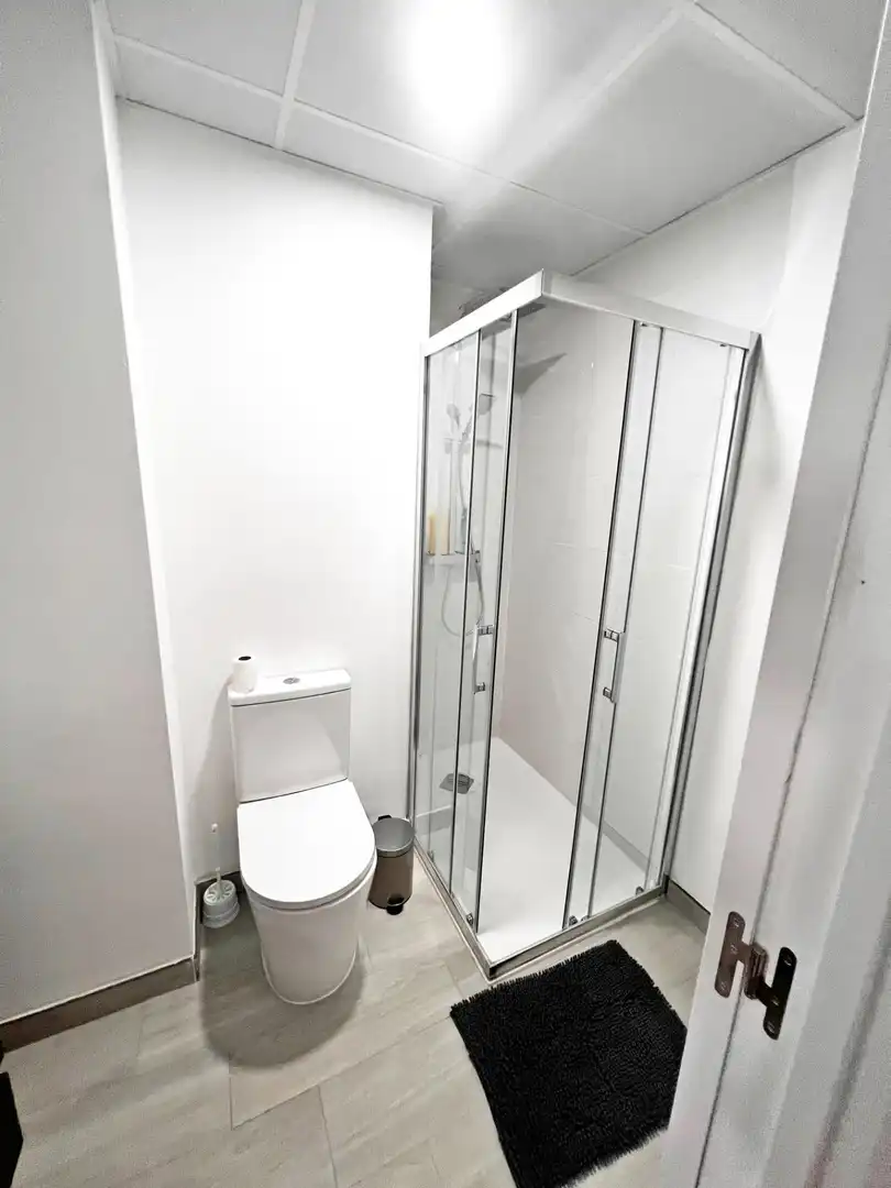 Bathroom of Flat for sale in Málaga  with Furnished