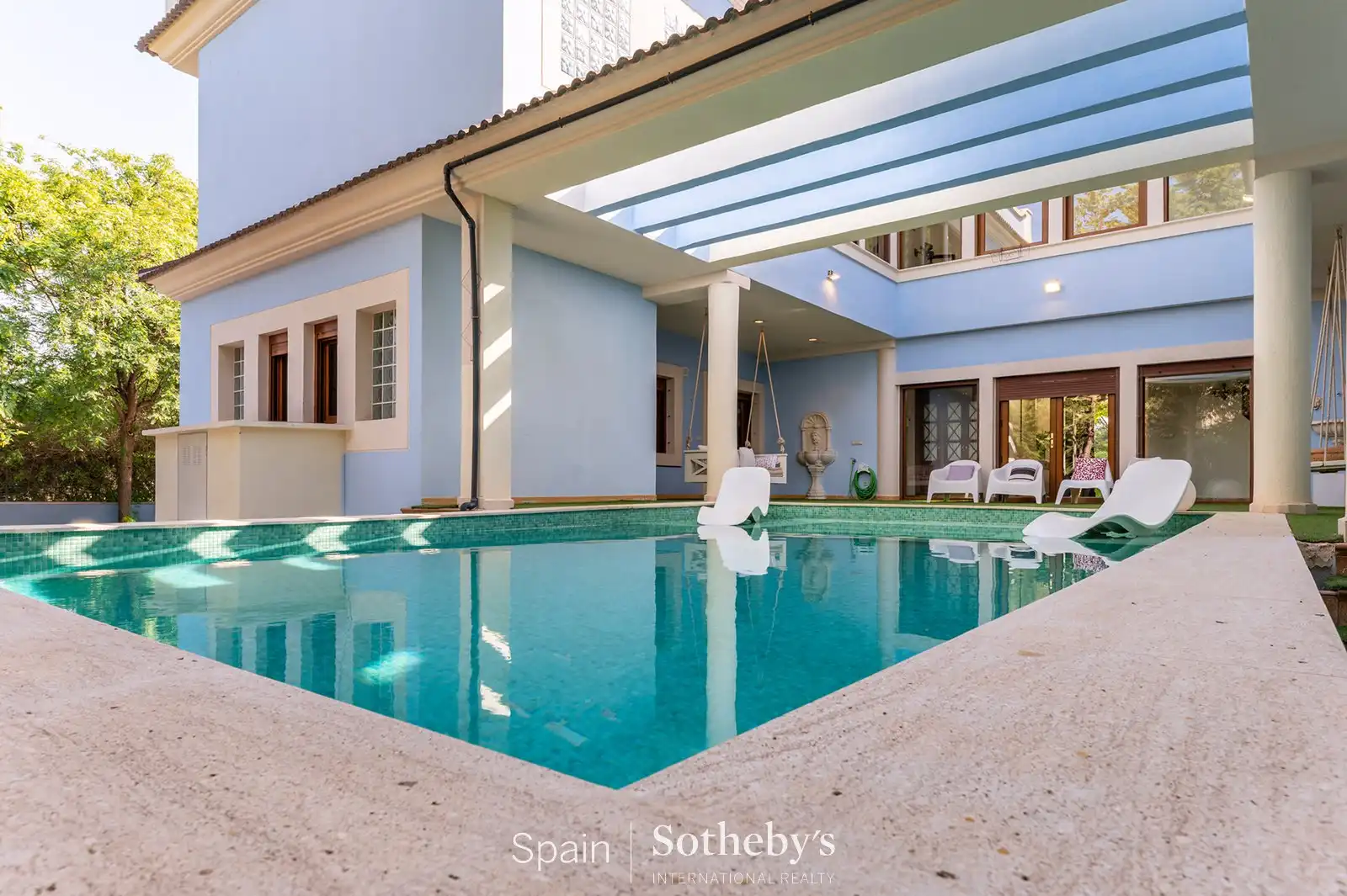 Piscina de Casa o xalet en venda en Elche / Elx amb Aire condicionat, Calefacció i Jardí privat