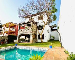 Exterior view of House or chalet for sale in Algeciras  with Private garden and Swimming Pool