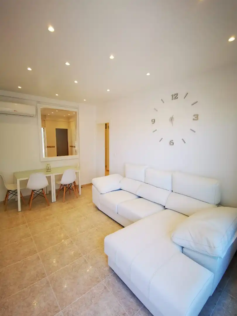 Sala d'estar de Apartament de lloguer en Torrevieja amb Moblat, Rentadora i Microones